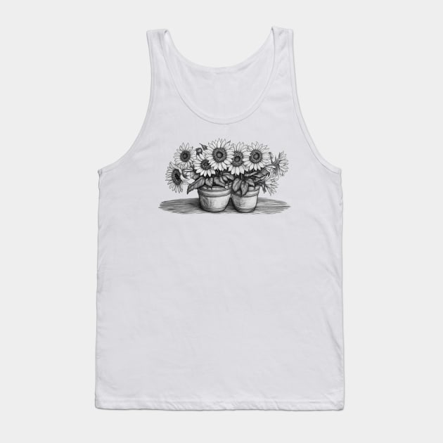 Sunflower Tank Top by XtremePizels